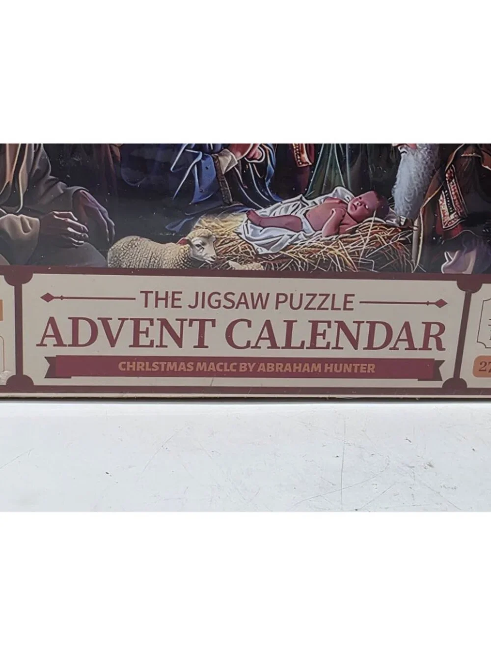 Advent Calendar Jigsaw Puzzle 24 Days 1008 Piece Christmas Manger Scene New